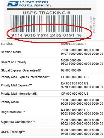 find my parcel tracking number.